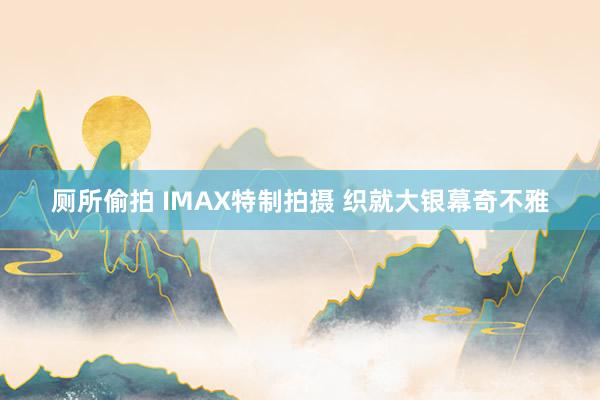 厕所偷拍 IMAX特制拍摄 织就大银幕奇不雅