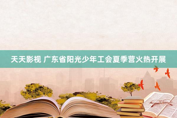 天天影视 广东省阳光少年工会夏季营火热开展